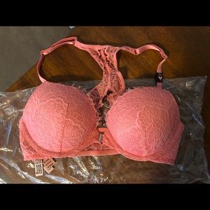 VS NWT Lace Back Detail Push-up Bra 32C and 34B